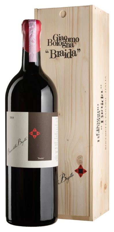 Вино Barbera d`Asti Bricco Della Bigotta, wooden box 2014 - 3 л