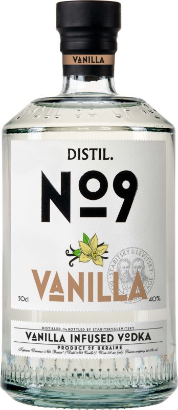 Водка Distil №9, Vanilla 40% 0.5 л
