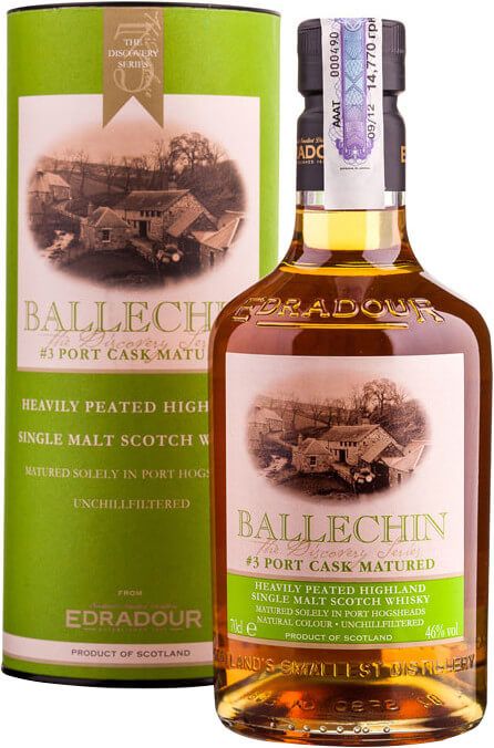 Виски "Ballechin" #3, Port Cask Matured, gift box, 0.7 л