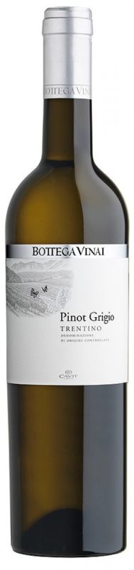 Вино Cavit, "Bottega Vinai" Pinot Grigio, Trentino DOC, 2012