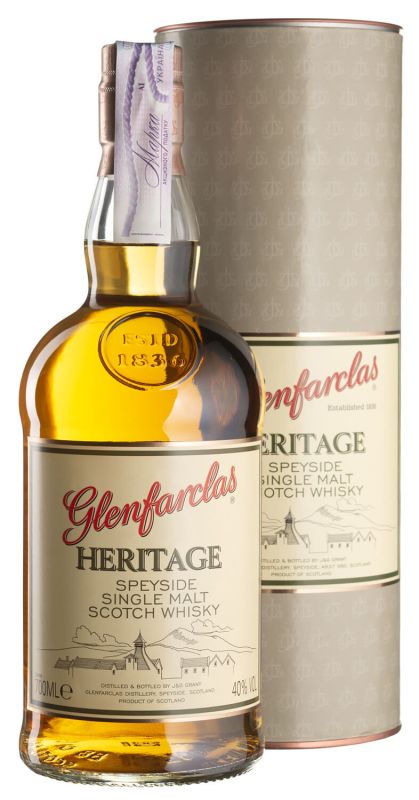 Виски Glenfarclas Heritage, tube 0,7 л