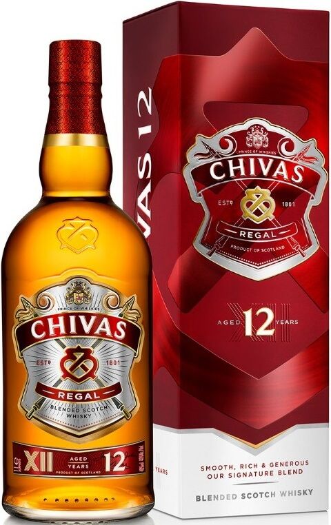 Виски "Chivas Regal" 12 years old, with box 1 л