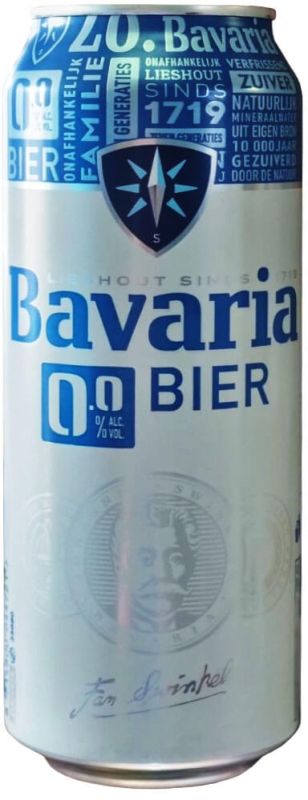 Упаковка пива Bavaria безалкогольное светлое фильтрованное 0.0% 0.5 л x 24 шт