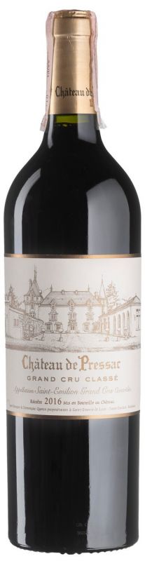 Вино Chateau De Pressac 2016 - 0,75 л