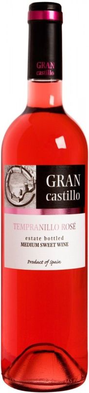 Вино Gran Castillo, Tempranillo Rose, Valencia DOP