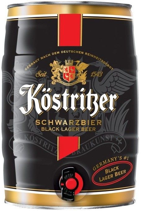 Пиво "Kostritzer" Schwarzbier, mini keg, 5 л - купить Пиво Kostritzer в ...