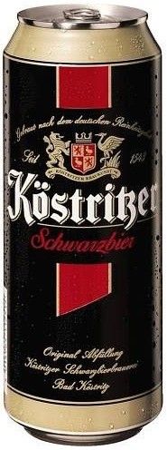 Пиво "Kostritzer" Schwarzbier, in can, 0.5 л