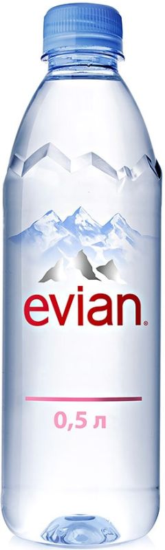 Вода "Evian" Still, PET, 0.5 л
