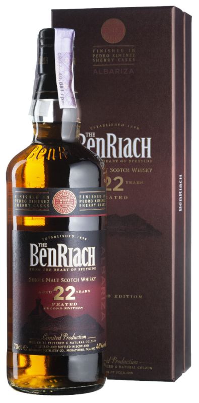 Виски BenRiach 22yo Peated PX Albariza 0,7 л