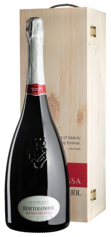 Игристое Bandarossa Jeroboam Valdobbiadene Prosecco Superiore, wooden box 3 л