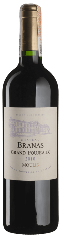 Вино Chateau Branas Grand Poujeaux 2010 - 0,75 л