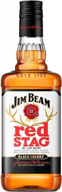 Крепкий ликер Jim Beam Red Stag (Black Cherry) 1,0 л