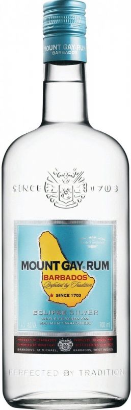 Ром Mount Gay, "Silver", 0.7 л