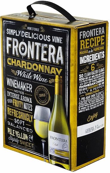 Вино Concha y Toro, "Frontera" Chardonnay, 3 л