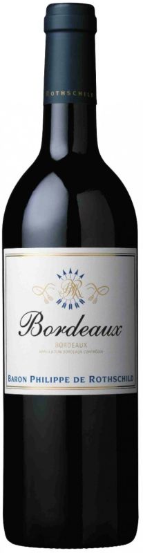 Вино Baron Philippe de Rothschild,  Bordeaux AOC Rouge, 2013, 375 мл