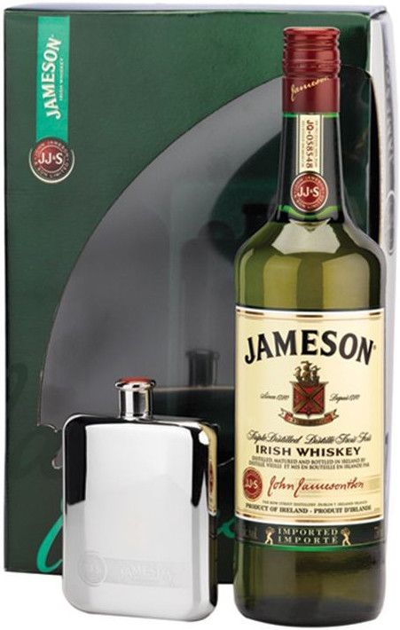 Виски Jameson, gift box with flask, 0.7 л