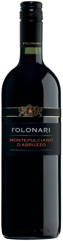 Вино Folonari Montepulciano dAbruzzo красное сухое 0.75 л 12.5%