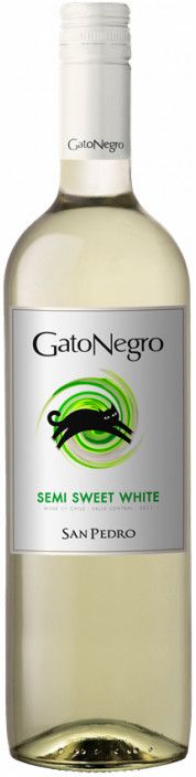 Вино San Pedro, "Gato Negro" Semi-Sweet White, 2014