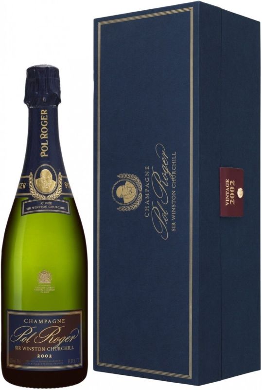 Шампанское Pol Roger, Cuvee "Sir Winston Churchill", 2002, gift box