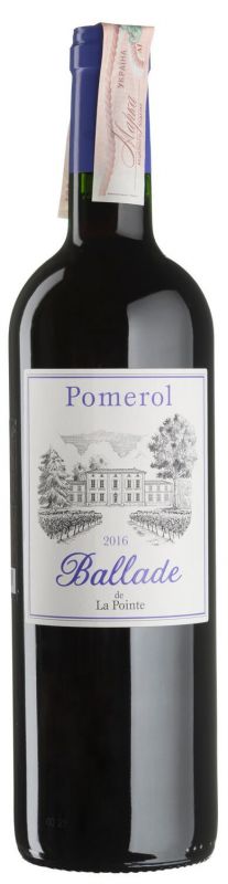 Вино Ballade De La Pointe 2016 - 0,75 л