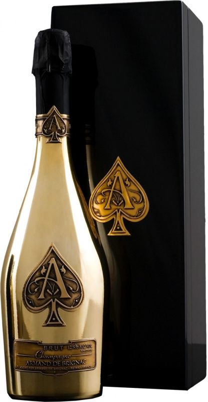 Шампанское "Armand de Brignac" Brut Gold, wooden box, 1.5 л