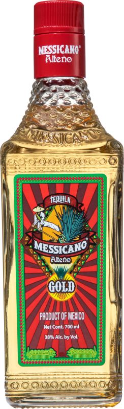 Текила Messicano Gold 1 л 38%