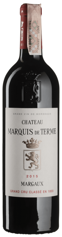 Вино Chateau Marquis de Terme 2015 - 0,75 л
