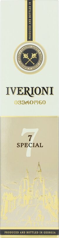 Бренди Iverioni 7 Special 0.5 л 40%