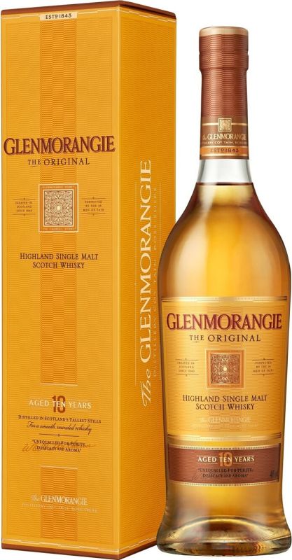 Виски Glenmorangie "The Original", 10 лет выдержки 0.5 л 40% в подарочной упаковке