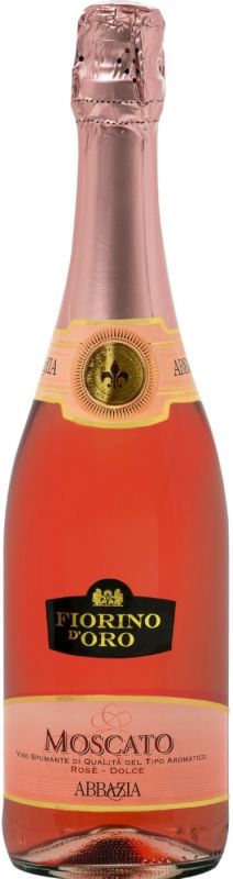 Игристое вино "Abbazia" Moscato Rose Fiorino d'Oro