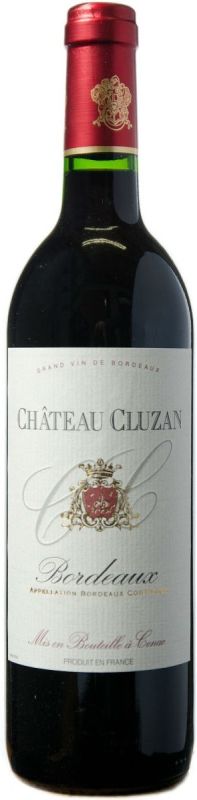 Вино Chateau Cluzan, Bordeaux AOC, 2010