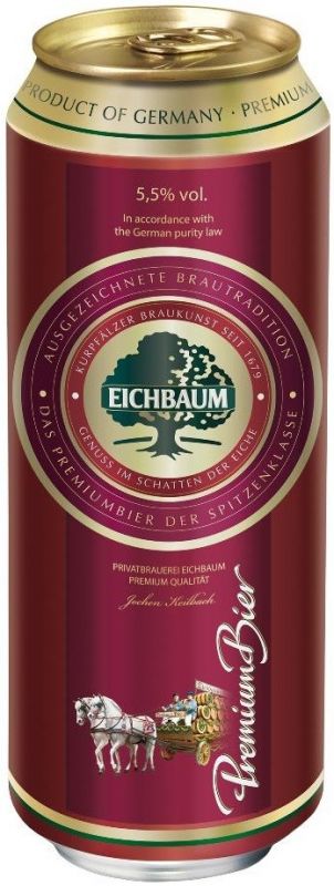 Пиво "Eichbaum" Premium Beer, in can, 0.95 л