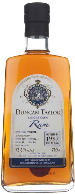 Ром Duncan Taylor, Trinidad Single Cask Rum, 1997, 0.7 л