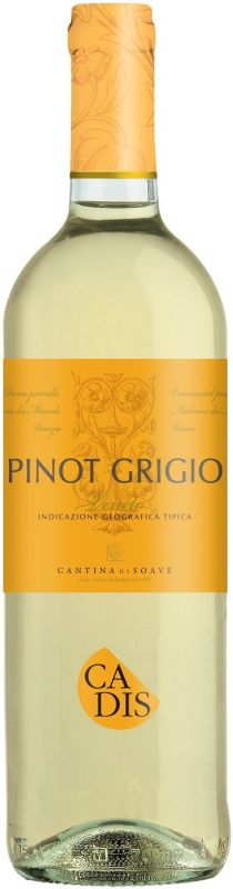 Вино Cantina di Soave, "Cadis" Pinot Grigio, Veneto IGT, 2013