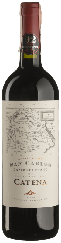 Вино Catena Appellation San Carlos Cabernet Franc 2018 - 0,75 л