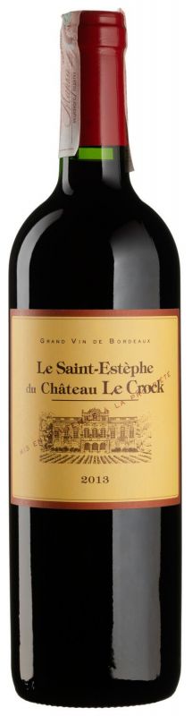 Вино Le Saint Estephe du Chateau le Crock 2013 - 0,75 л