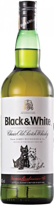 Виски "Black & White", 1 л
