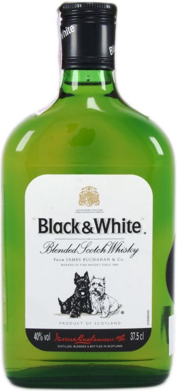 Виски "Black & White", 375 мл