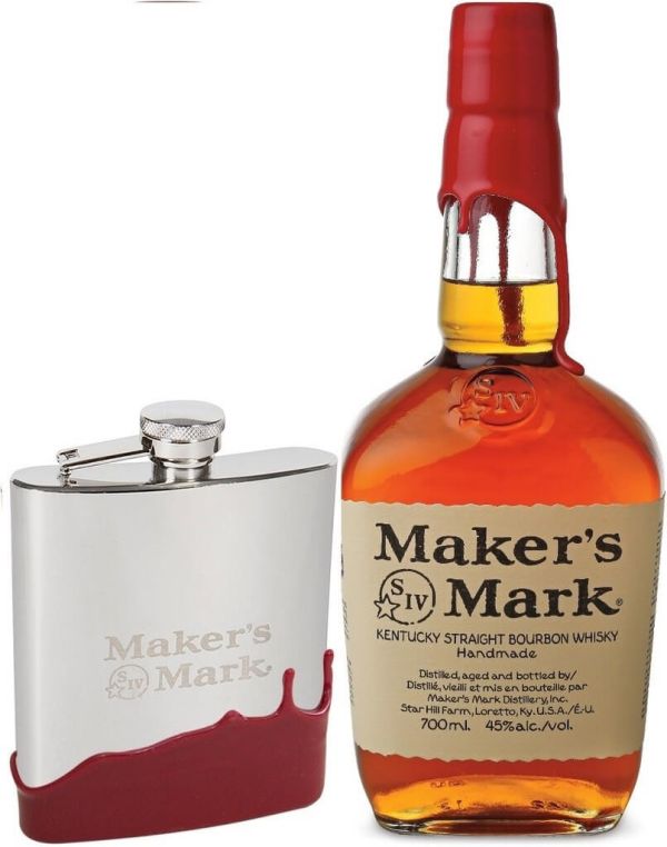 Виски "Maker's Mark" with flask, 0.7 л