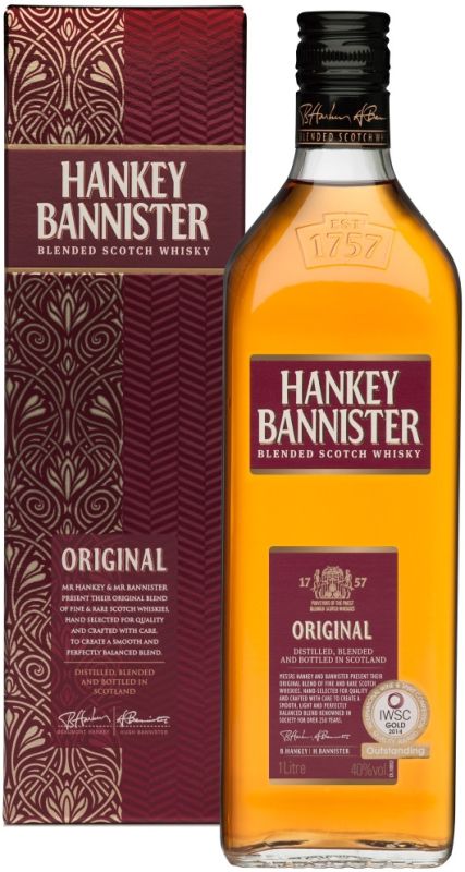 Виски "Hankey Bannister" Original, gift box, 1 л