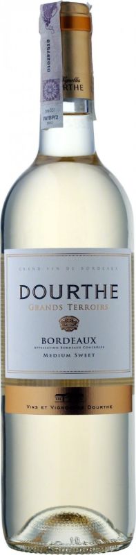 Вино Dourthe, "Grands Terroirs" Bordeaux Blanc Medium Sweet