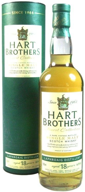 Виски Hart Brothers, Laphroaig 18 Years Old, 1990, in tube, 0.7 л