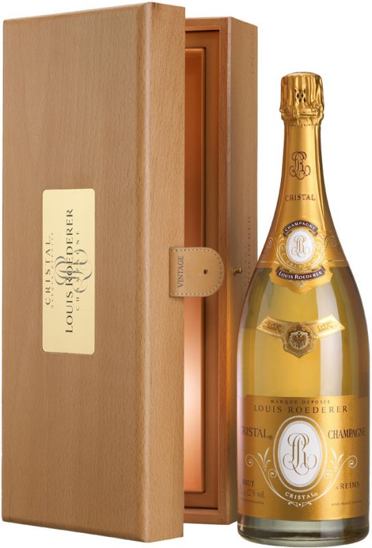 Шампанское "Cristal" AOC, 2006, wooden box, 3 л