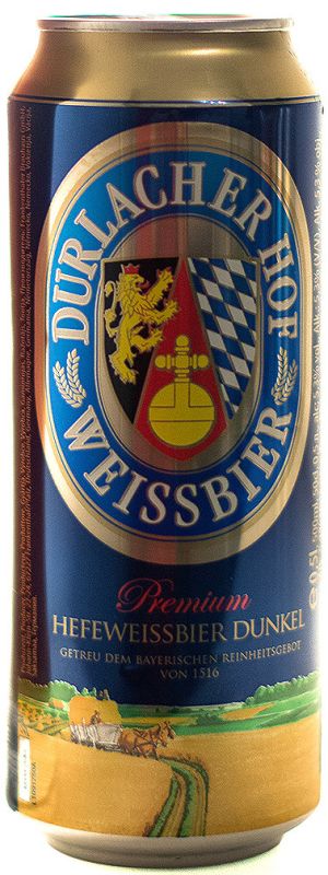 Пиво "Durlacher" Hefeweissbier Dunkel, in can, 0.95 л