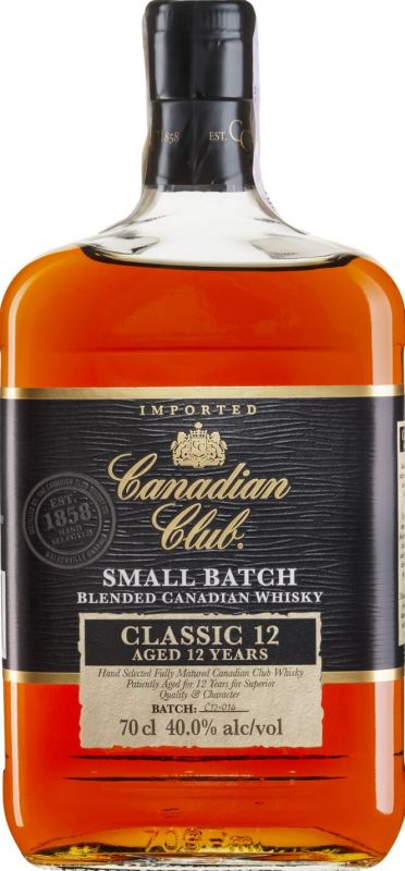 Виски бленд Canadian Club Classic 12 yo 0,7 л