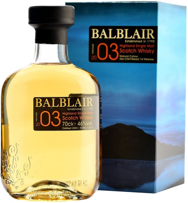 Виски "Balblair", 2003, gift box, 0.7 л