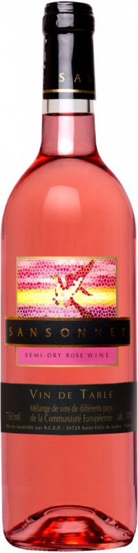 Вино AdVini, "Sansonnet" Rose Semi-Dry