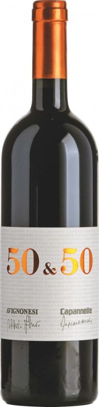 Вино Avignonesi-Capannelle 50 & 50 Vino da Tavola di Toscana IGT 2005, 1.5 л