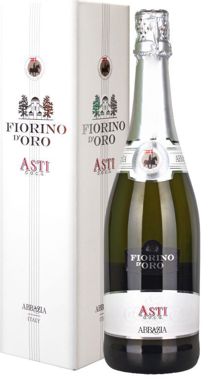 Игристое вино Abbazia, "Fiorino d'Oro" Asti Spumante Dolce DOCG, gift box