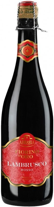 Игристое вино Abbazia, "Fiorino d'Oro" Lambrusco Rosso